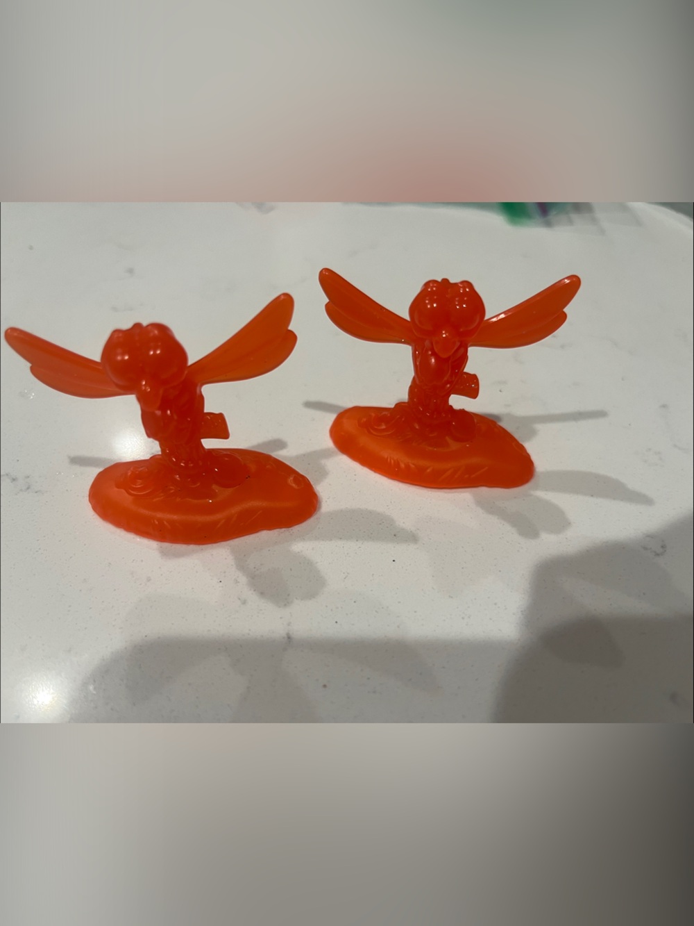 McDonald's 2017 Peyo Smurfs the Lost Village Bright Orange Fairy Figurine Set